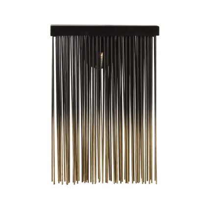 Wall lamp 26x16x37 Metal -- Gold/Matte Black
