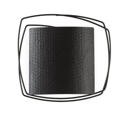 Wall Lamp 27x11x26 Metal -- Matte Black