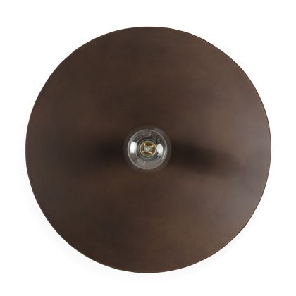 Wall Lamp 41x17x41 Metal -- Aged Rust
