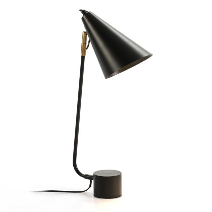 Table Lamp 26x26x60 Black Metal