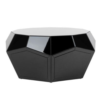 Mesa centro dayton espejo negro