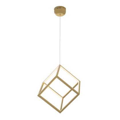 Ceiling Lamp 52x42x52 Gold Metal