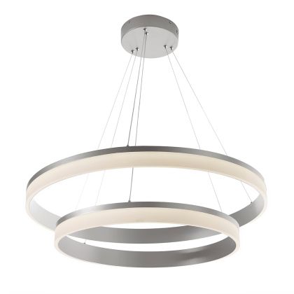 Ceiling Lamp 80x80x120 Silver Metal