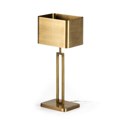 Table Lamp with Shade 24x15x55 Brass -- Gold