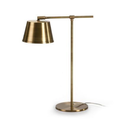 Lámpara de Sobremesa  Metal Dorado Decor Salón