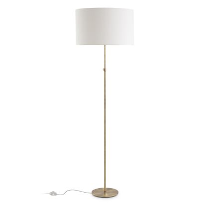 Floor lamp without shade 24x24x120/142 Brass -- Golden