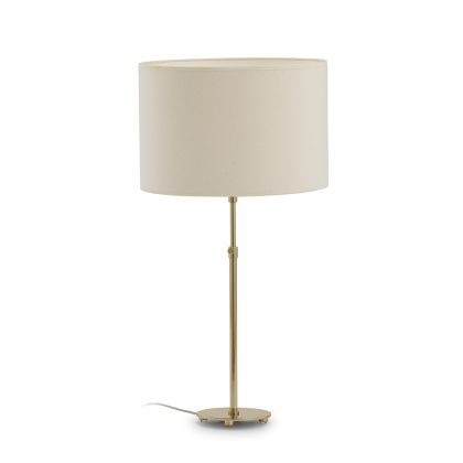 Table Lamp without shade 13x13x38/47 Brass -- Golden