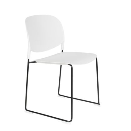 Silla Stacks Estilo Moderno Blanco, 48'5 Cm