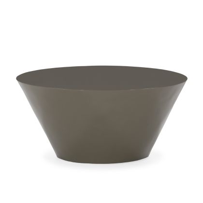 Mesa de centro en madera verde arcilla 80 cm