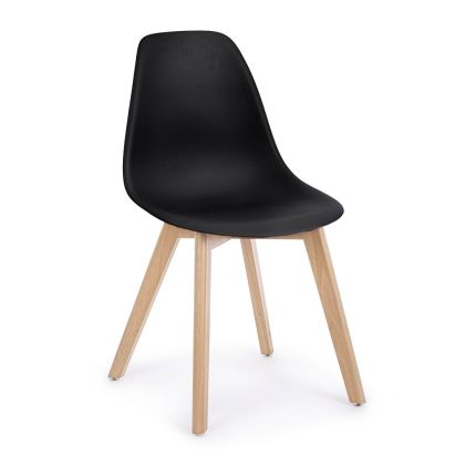 Silla Polipropileno Madera Haya, 51'5 Cm