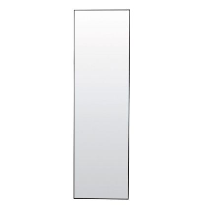 Espejo Zeneta Vidrio Metal Negro, 50 cm