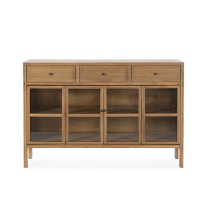 Sideboard 160x40x110 Cedar Wood -- Natural