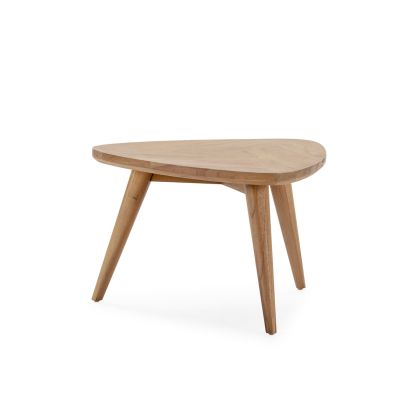 Coffee Table 65x55x42 Cedar Wood -- Natural