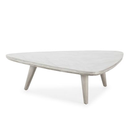 Coffee Table 100x93x28 Cedar Wood -- Veiled Gray