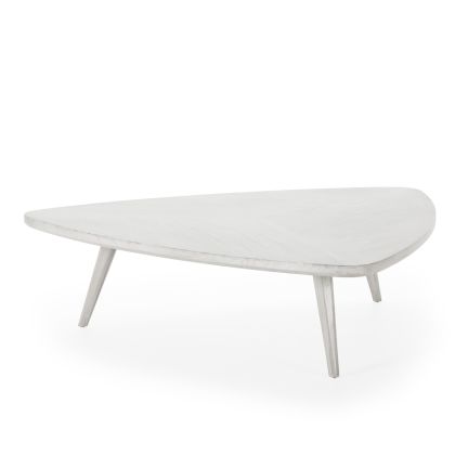 Coffee Table 138x130x35.5 Cedar Wood -- Veiled Grey