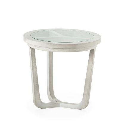Side Table 50x50x48 Cedar Wood -- Veiled Grey