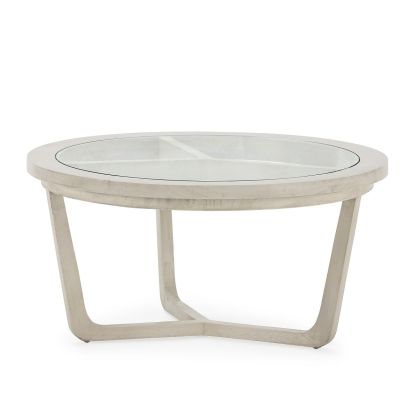 Mesa de Centro Blanco Velado 
