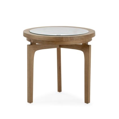 Mesa Auxiliar Redonda Madera