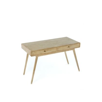 Desk 120x55x76 Veiled White Wood