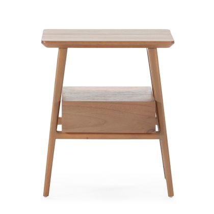 Nightstand 50x38x60 Cedar Wood -- Natural