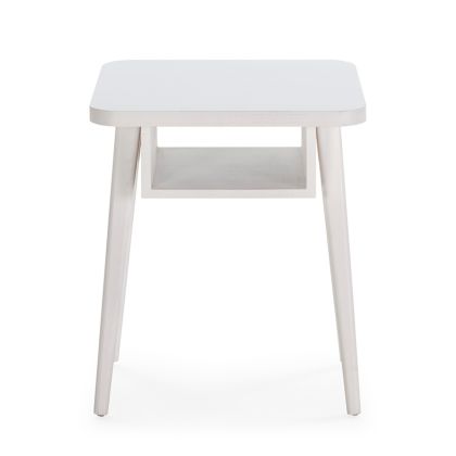 Mesita de Noche 50x50x60 Madera -- Blanco