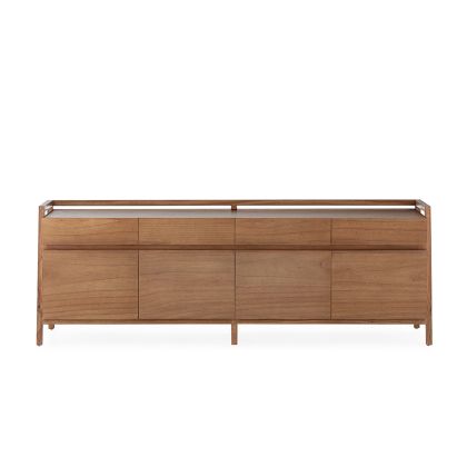 Sideboard 180x50x62 Cedar Wood -- Natural