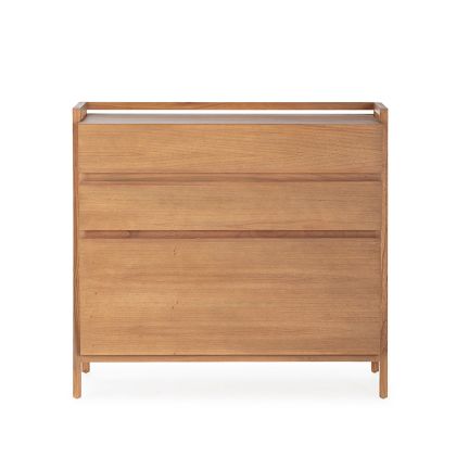 Chest of Drawers 108x46x98 Cedar Wood -- Natural