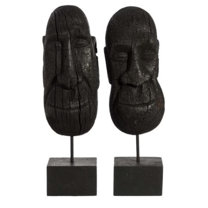 Set Figuras 2 Caras Negras Étnicas