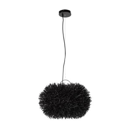 Ceiling Lamp 50x50x33/200 Rattan -- Black