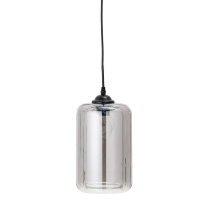 Lámpara De Techo Nórdico Cristal Efecto Metálico, 25 Cm