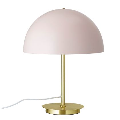 Lámpara De Sobremesa Metal Rosa Oro