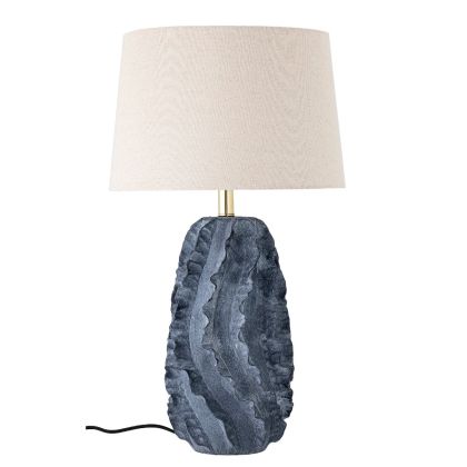 Lampara Sobremesa Moderna Terracotta Azul Ø 38