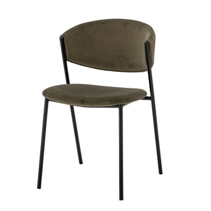 Silla Comedor Verde Oscuro, 49 Cm