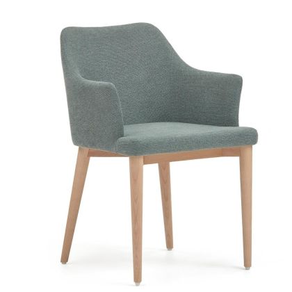 Silla Croft Chenilla Madera Fresno, 79 Cm