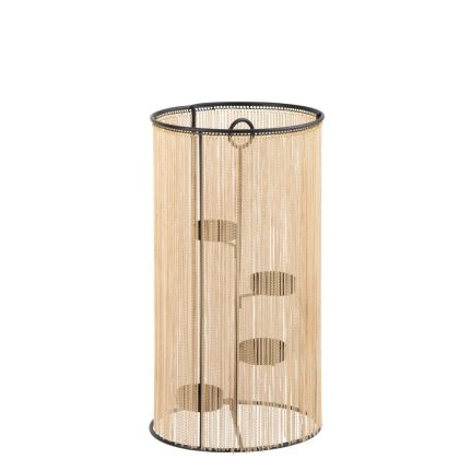 Portavelas  Decor Oro, Cadena 36 Cm