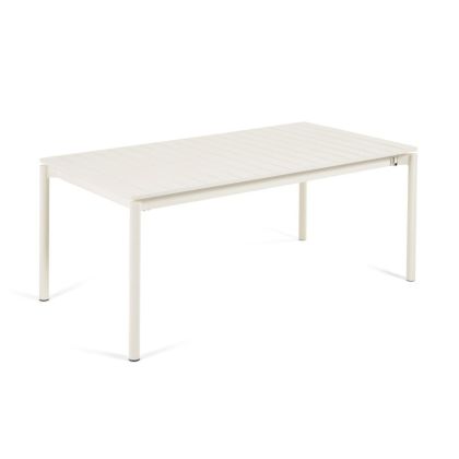 Mesa Extensible Exterior Aluminio Blanco 180 (240) cm