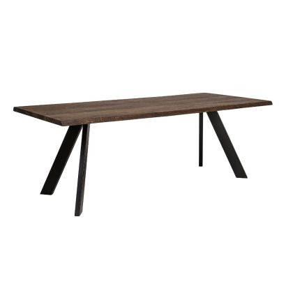 Mesa De Comedor Nogal Negra, Seven 200 Cm