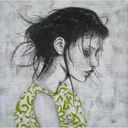 Cuadro lisa triste 120 cm
