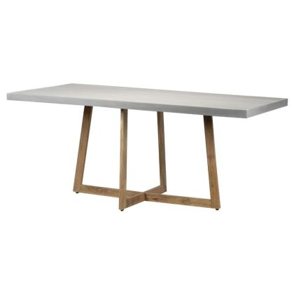 Mesa comedor blanco natural