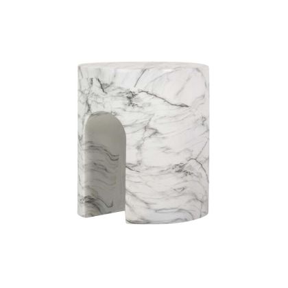 Mesa auxiliar sedit blanco interior exterior