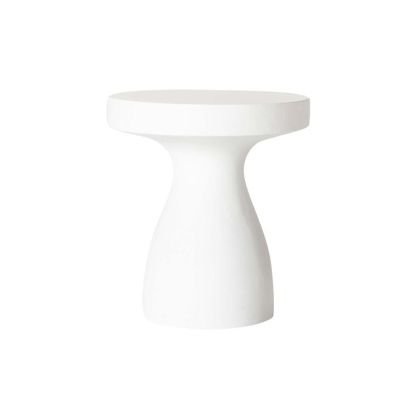 Mesa auxiliar sedit interior exterior blanco