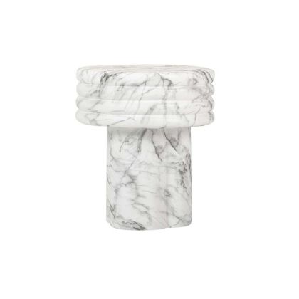Mesa auxiliar sedit blanco interior exterior