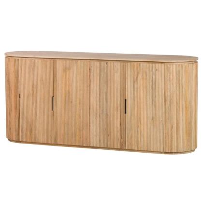Aparador myra  madera natural 4 puertas
