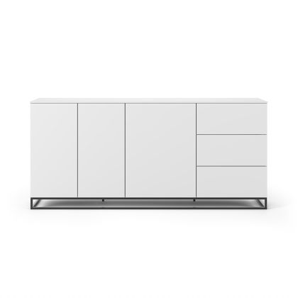 Aparador  Lacado  Blanco Diseño Italiano, 200 Cm