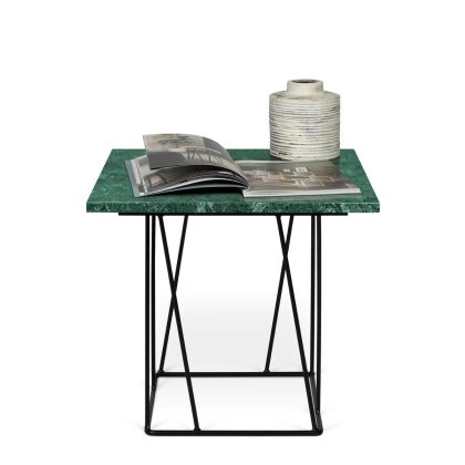 Mesa Auxiliar Diseño Moderno Mármol Verde, 50 cm