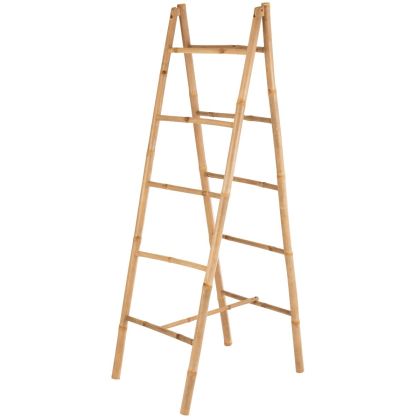 Escalera Toallero Estilo Nórdico Bambú Natural, 157cm