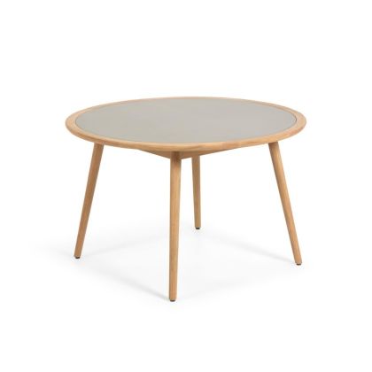 Mesa Redonda Policemento Madera Eucaliptus, 120 