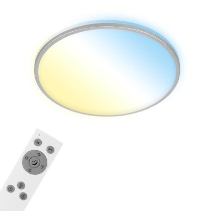 Plafón Led CCT, Ø 49 CM, 42 W, 4500LM, Cromo