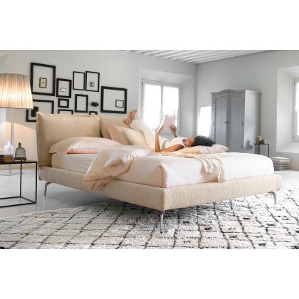 Cama So pop Crema, 150 Cm 