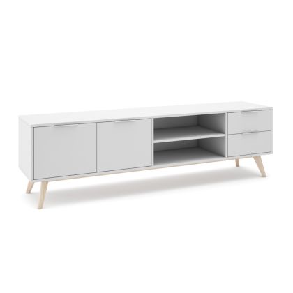White Pine Wood TV Stand, 180 Cm